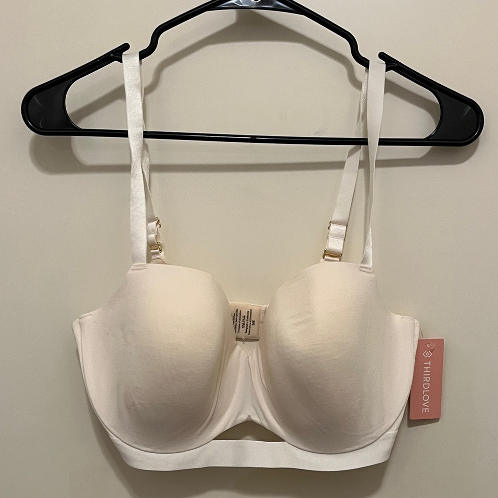 ThirdLove 24/7 t-shirt bra size 36E Ivory Women's Bra